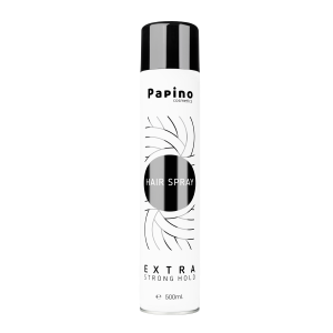 Професионален лак за коса с екстра силна фиксация. Papino Cosmetics