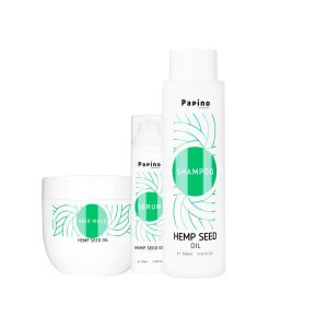 Серия Конопено семе шампоан маска за коса серум Papino cosmetics