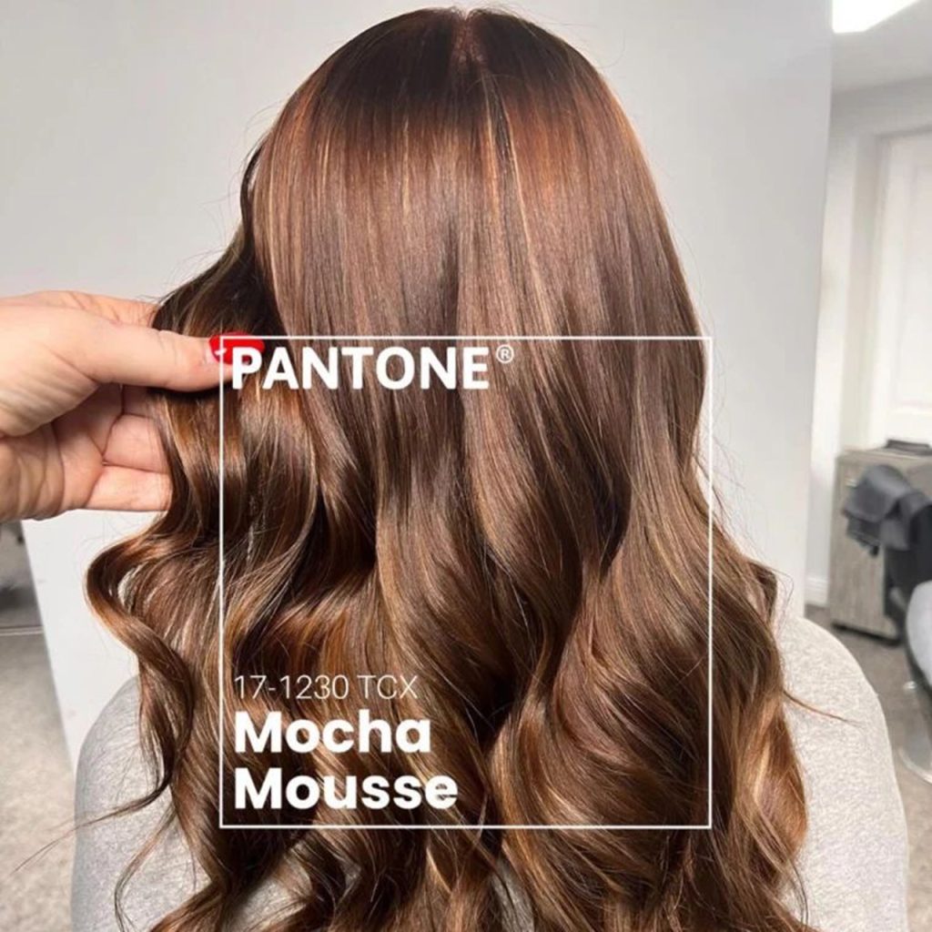mocha mousse коса